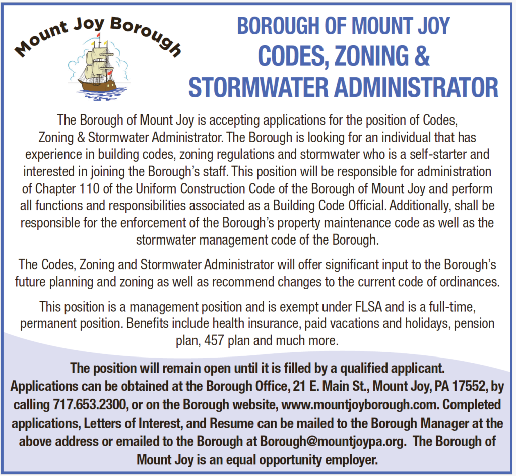 Home Mount Joy Borough PA