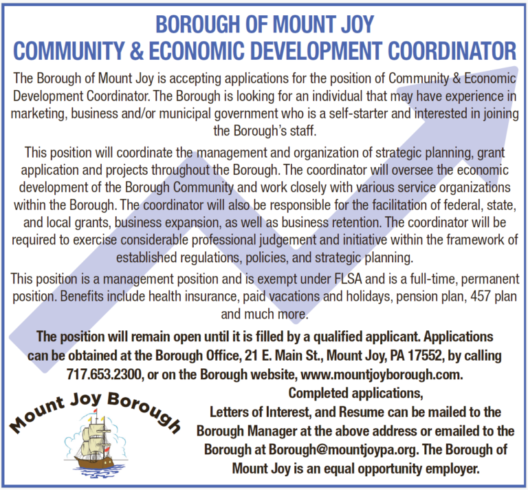 Home Mount Joy Borough PA